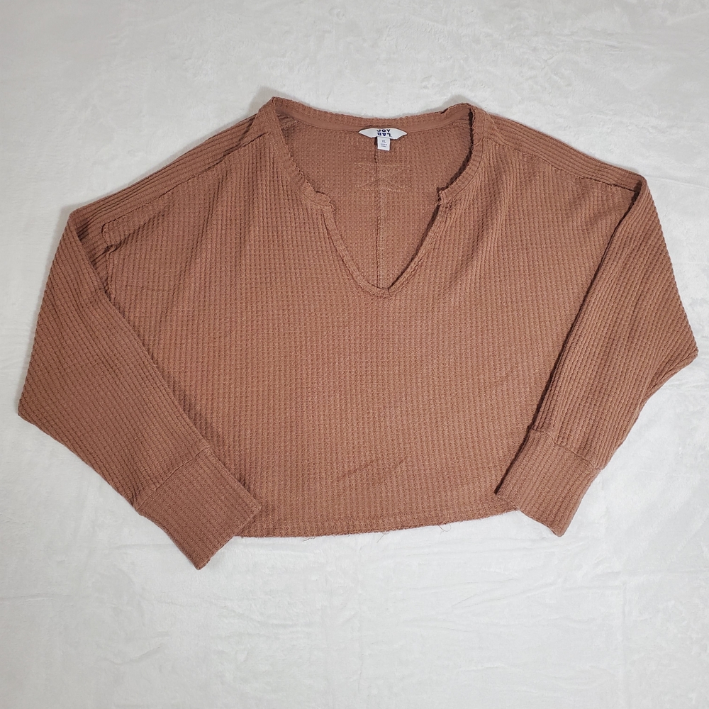 JoyLab Brown Ribbed Garment - Picture 2 of 7
